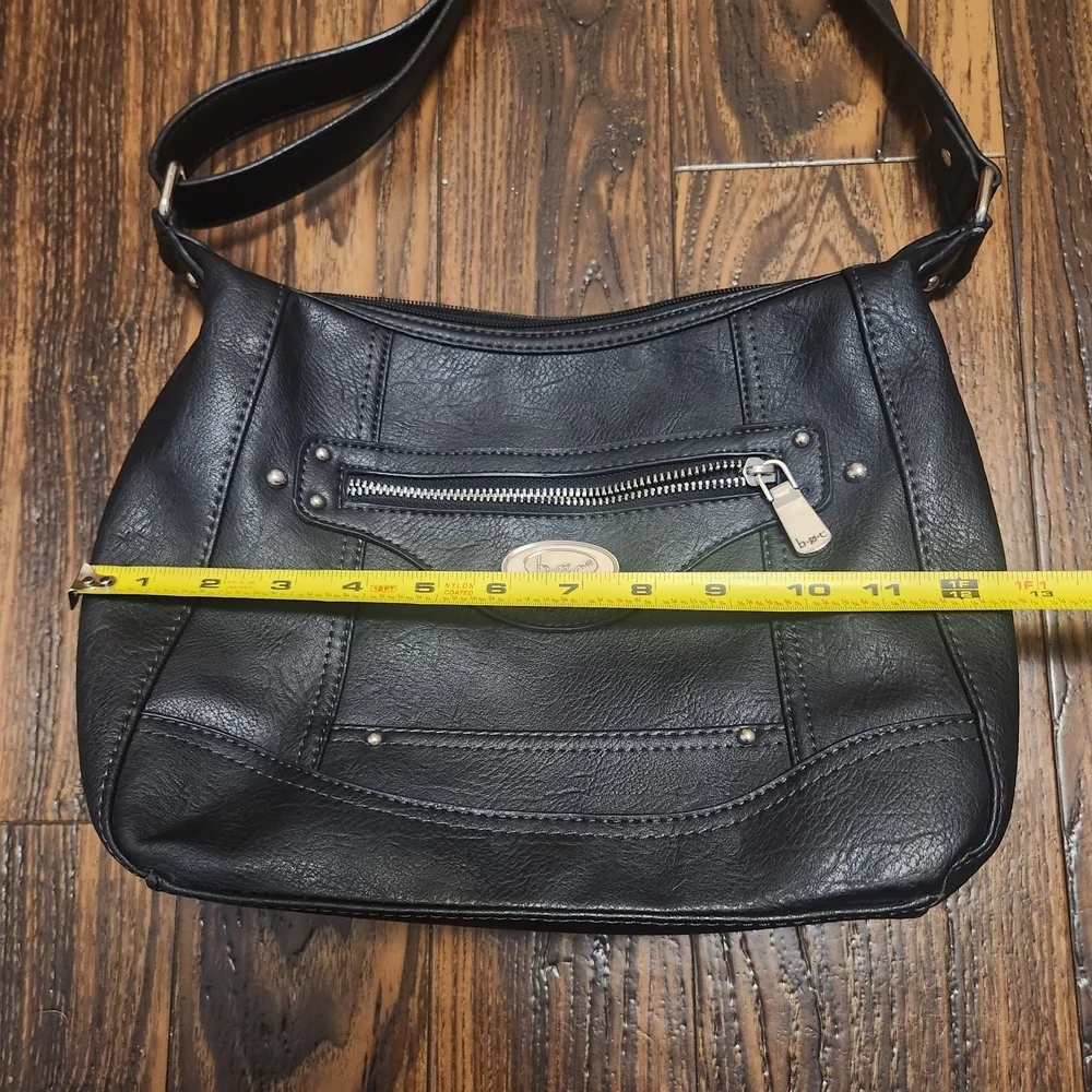 BOC NEW Black Crossbody Zipper Bag